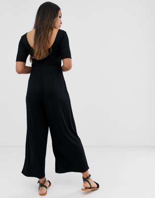 petite short sleeve jumpsuit