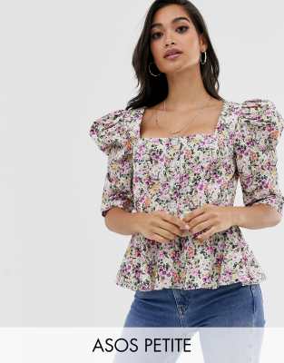 asos floral blouse
