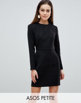 shoulder pad mini dress