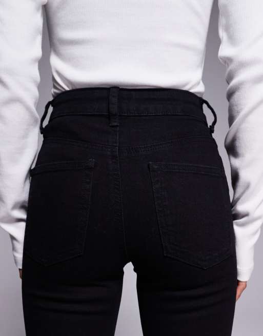 ASOS DESIGN Petite skinny jeans in black , 4 of 5