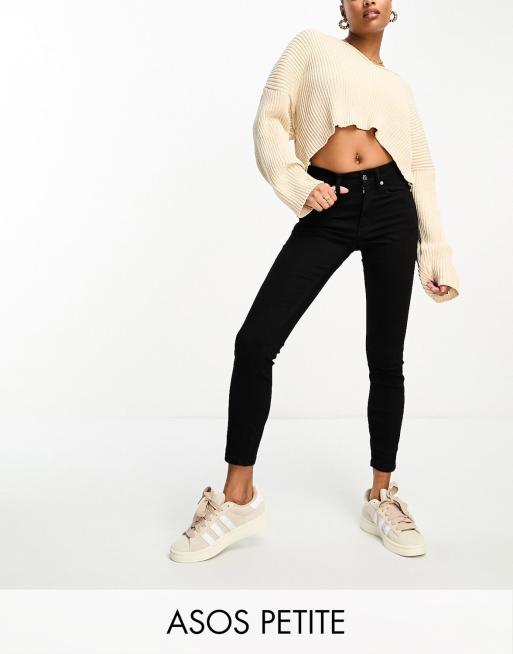 Skulle Konsekvenser Kommentér ASOS DESIGN Petite skinny jeans in clean black | ASOS