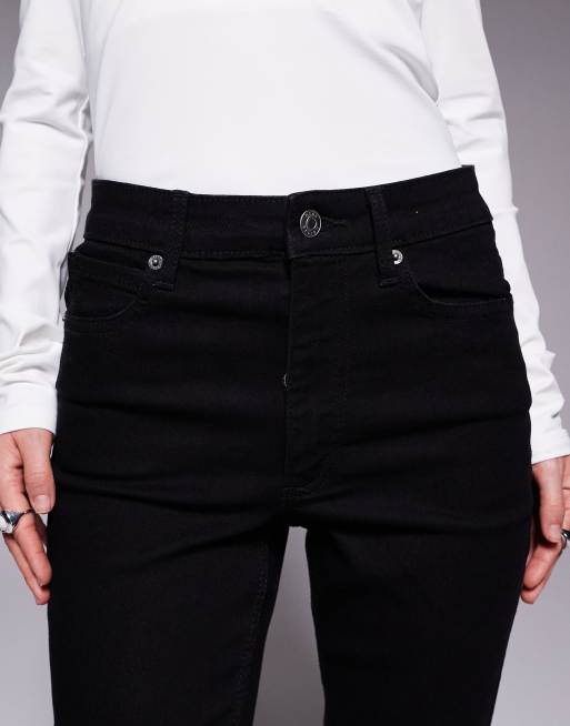 ASOS DESIGN Petite - Skinny jeans in effen zwart, 4 van 5