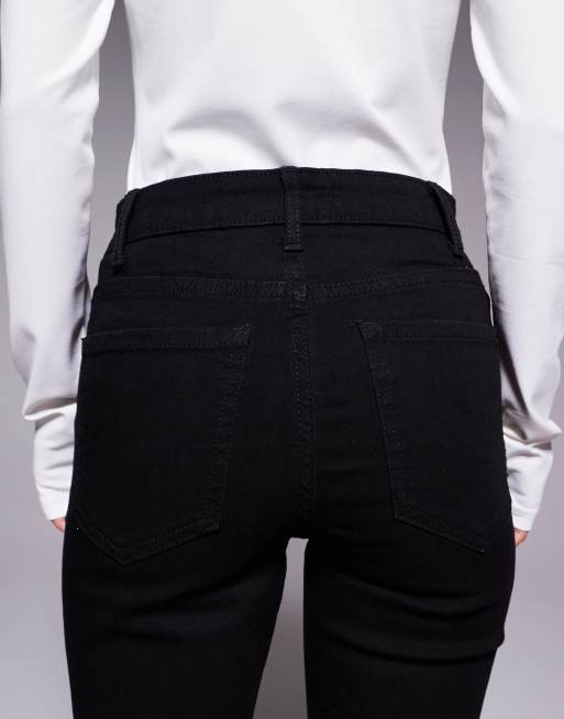 ASOS DESIGN Petite - Skinny jeans in effen zwart, 5 van 5