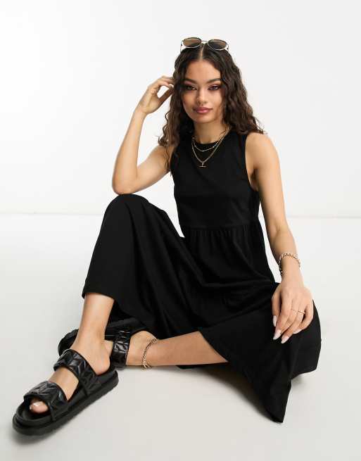 Petite black outlet maxi dress uk