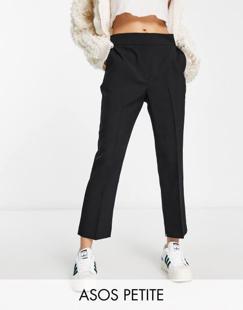 ASOS DESIGN Cigarette Trousers With Pleats In Monochrome Check, $19, Asos