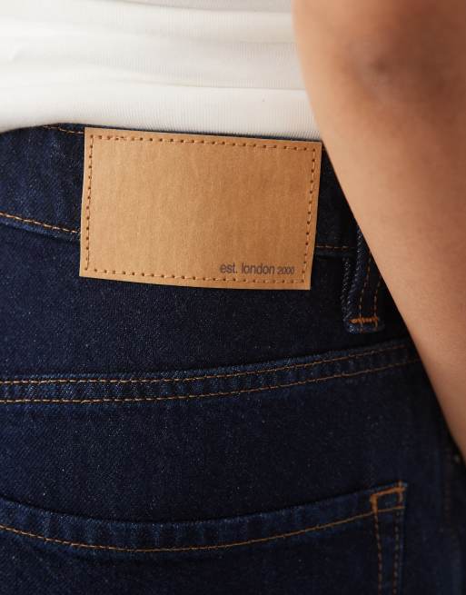 ASOS DESIGN Petite slim barrel jean in rinse, 4 of 5