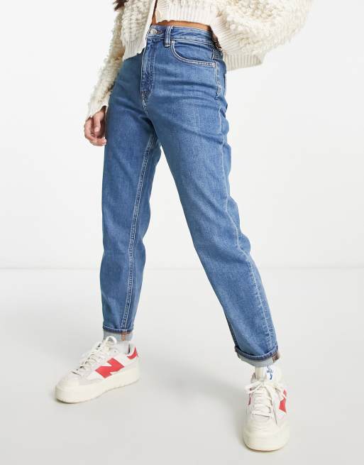 Petite slim store fit mom jeans