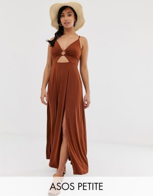 asos slinky maxi dress