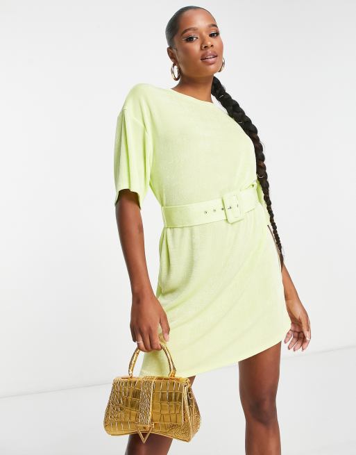 Lime t 2025 shirt dress