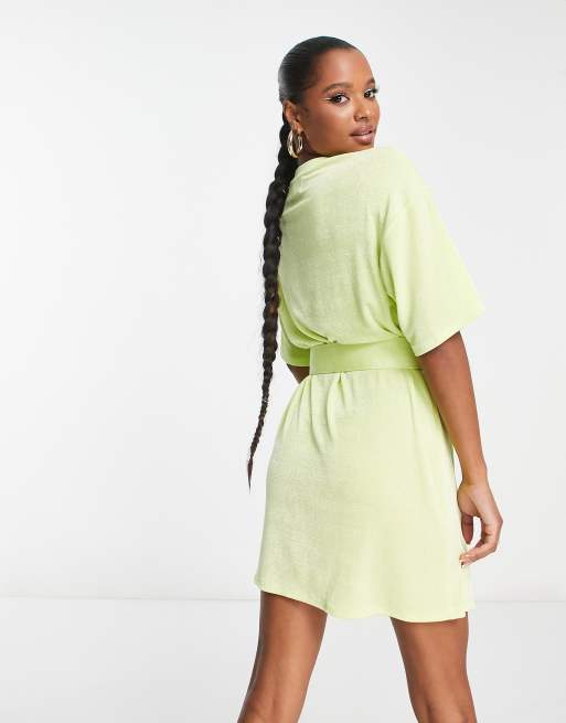 Lime t 2025 shirt dress