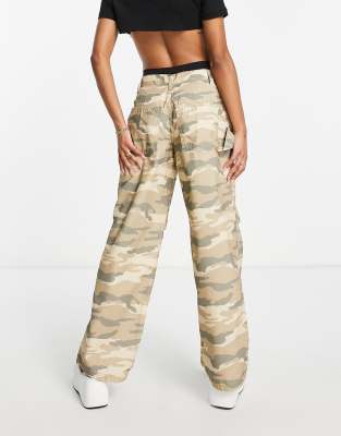 tan camo joggers