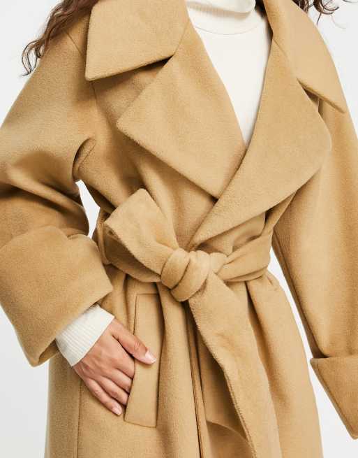 Asos camel coat on sale women's