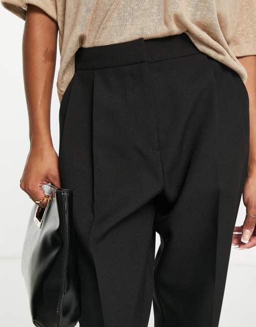 ASOS DESIGN Petite basic sweatpants in black - BLACK