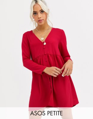 asos petite smock dress