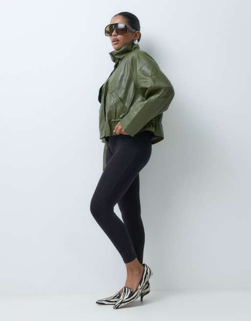 ASOS DESIGN Petite - Sort leggings, 2 af 5