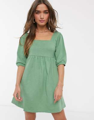 asos petite green dress