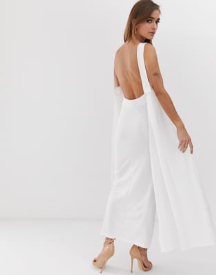 asos cape maxi dress