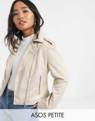 asos petite leather jacket