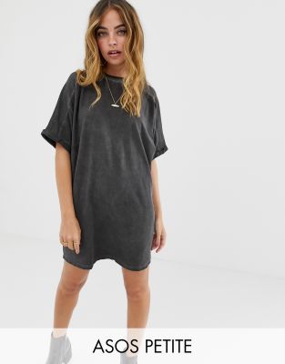 black t shirt dress petite