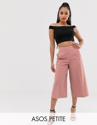 ASOS DESIGN Petite tailored clean culottes | ASOS