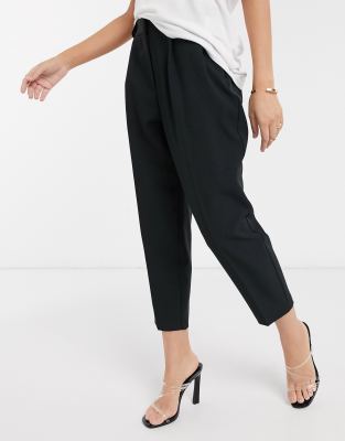 petite tapered trousers