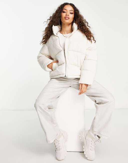 Asos white hot sale puffer