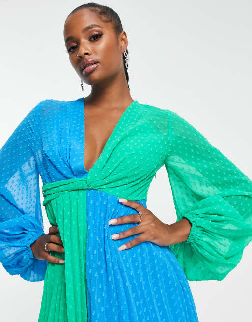 Asos color sale block dress