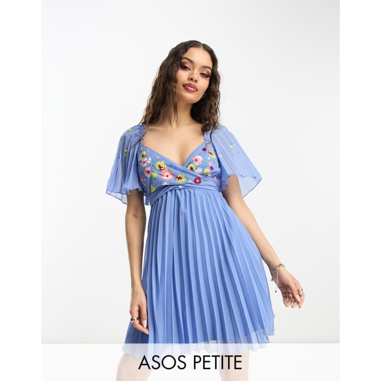 Cornflower blue dress asos clearance