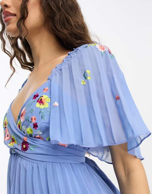 Asos cornflower blue outlet dress