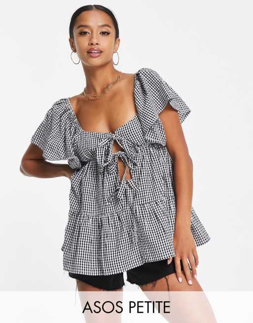 Asos store gingham top