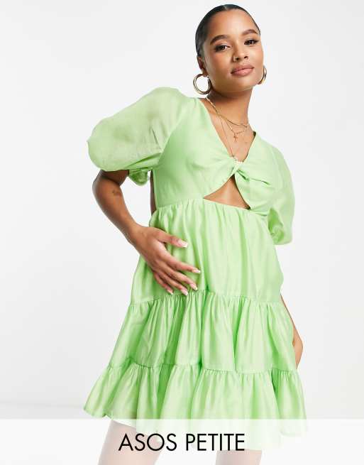 Asos lime cheap green dress