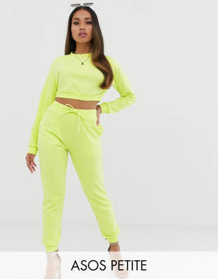 neon yellow tracksuit