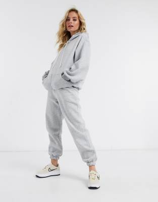 grey tracksuit hoodie
