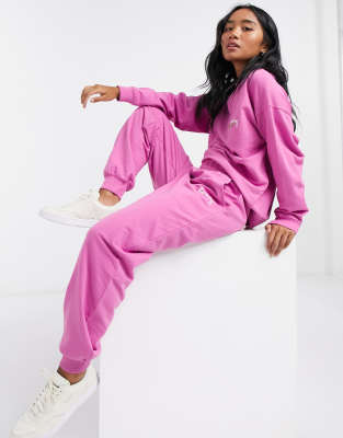 asos pink tracksuit