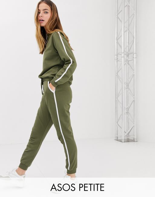 Asos clearance khaki tracksuit