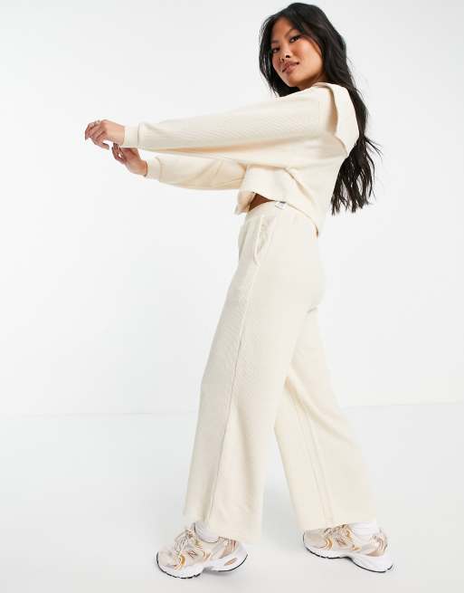 ASOS DESIGN Petite tracksuit zip through hoodie culotte trouser