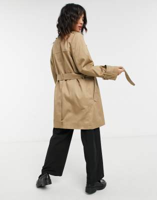 asos design petite trench coat