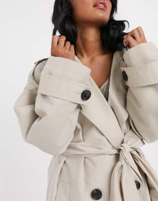 asos design petite trench coat