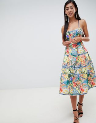 asos tropical dress