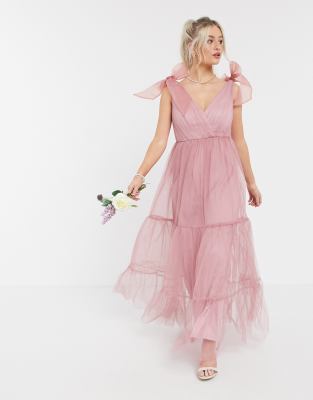 asos petite tulle dress