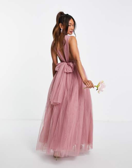 Pink tulle dress asos online