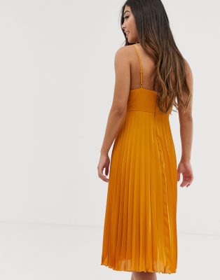 asos ochre dress