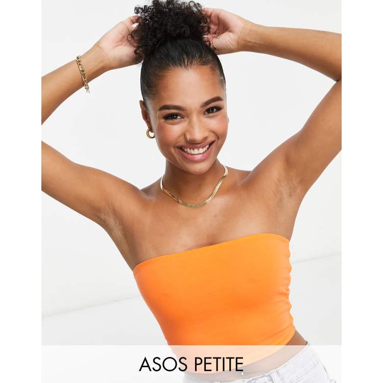 Orange store top asos