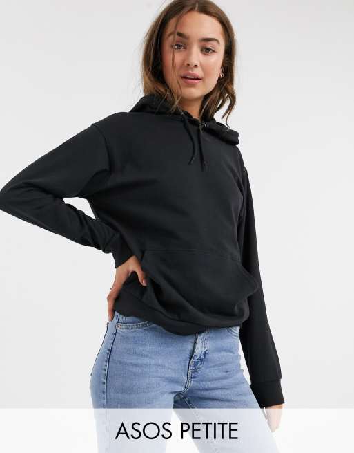 ASOS DESIGN Petite ultimate hoodie in black