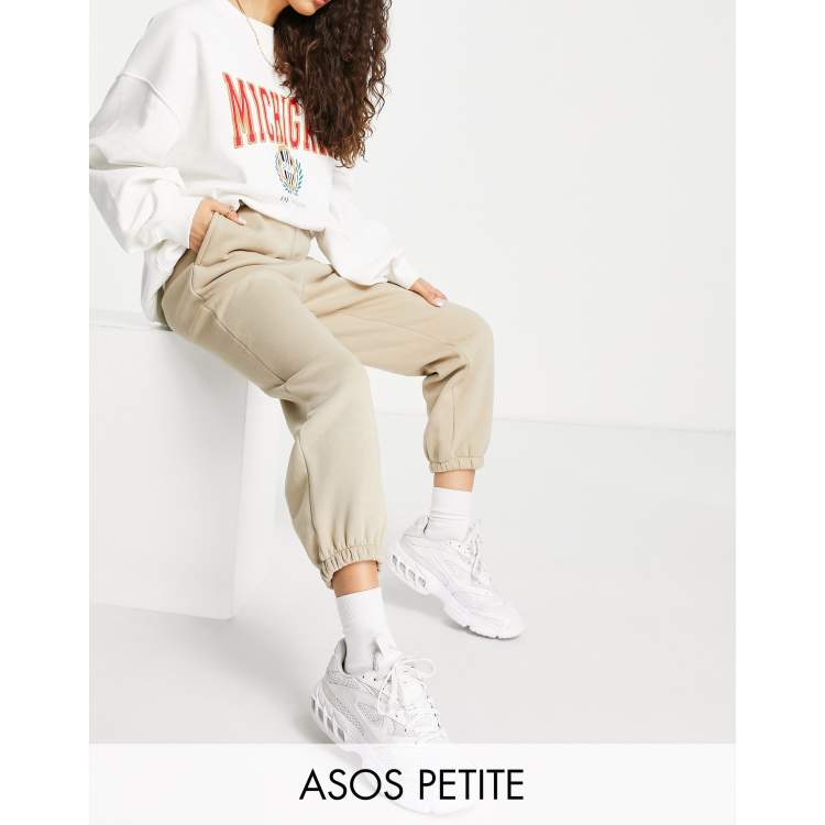 ASOS DESIGN Petite ultimate jogger in neutral