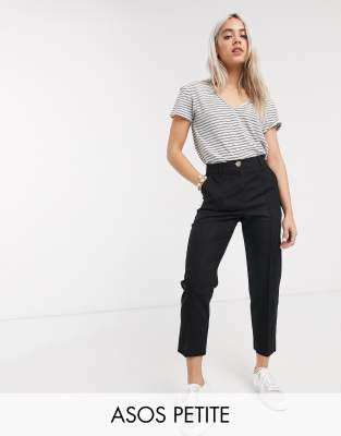 black smart cigarette trousers