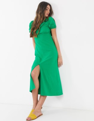 asos petite green dress