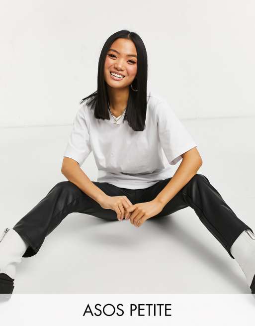 ASOS DESIGN Petite ultimate oversized t-shirt in white