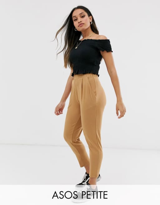 ASOS DESIGN – Petite ultimate – Peg-byxor i jersey