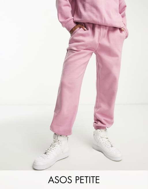  ASOS DESIGN Petite – Ultimate – Rosa mjukisbyxor